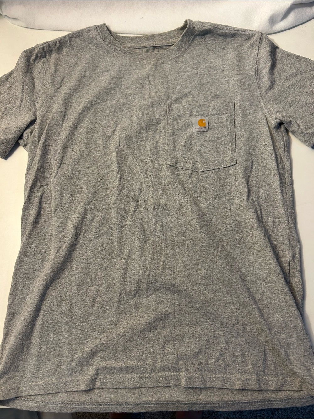 Carhartt Short Sleeve Pocket Tee - Heather Gray